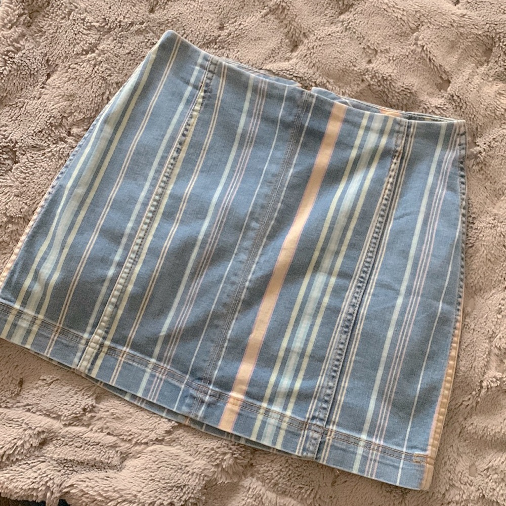 Wild Fable Striped Mini Skirt